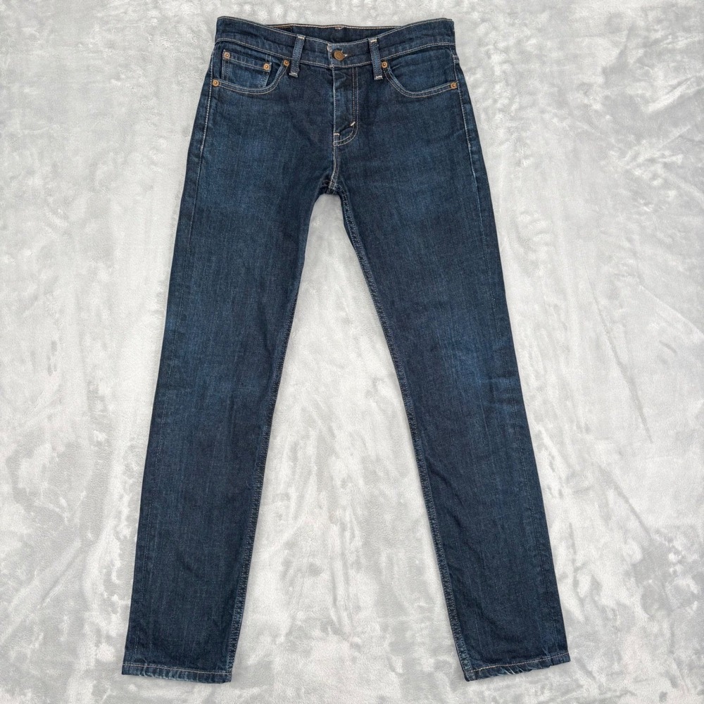 Levi's Jeans Mens 30x32 (Fits 30x30) Dark Wash 511 Slim Fit Classic Stretch - Picture 3 of 14